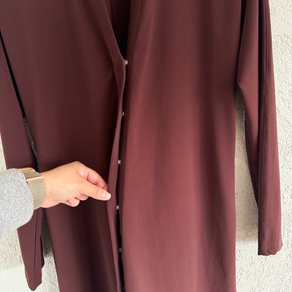 ADAY Something Borrowed Jetset Dress Merlot Red - Picture 6 of 10